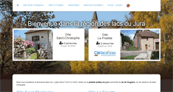 Desktop Screenshot of gite-leger.jura-france.net